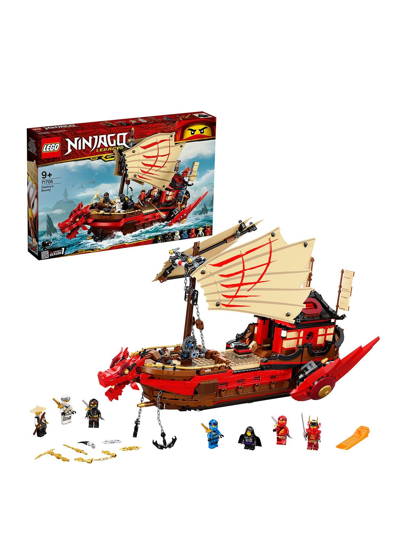 LEGO Ninjago 71705 Legacy Destiny's Bounty Battle Ship | very.co.uk