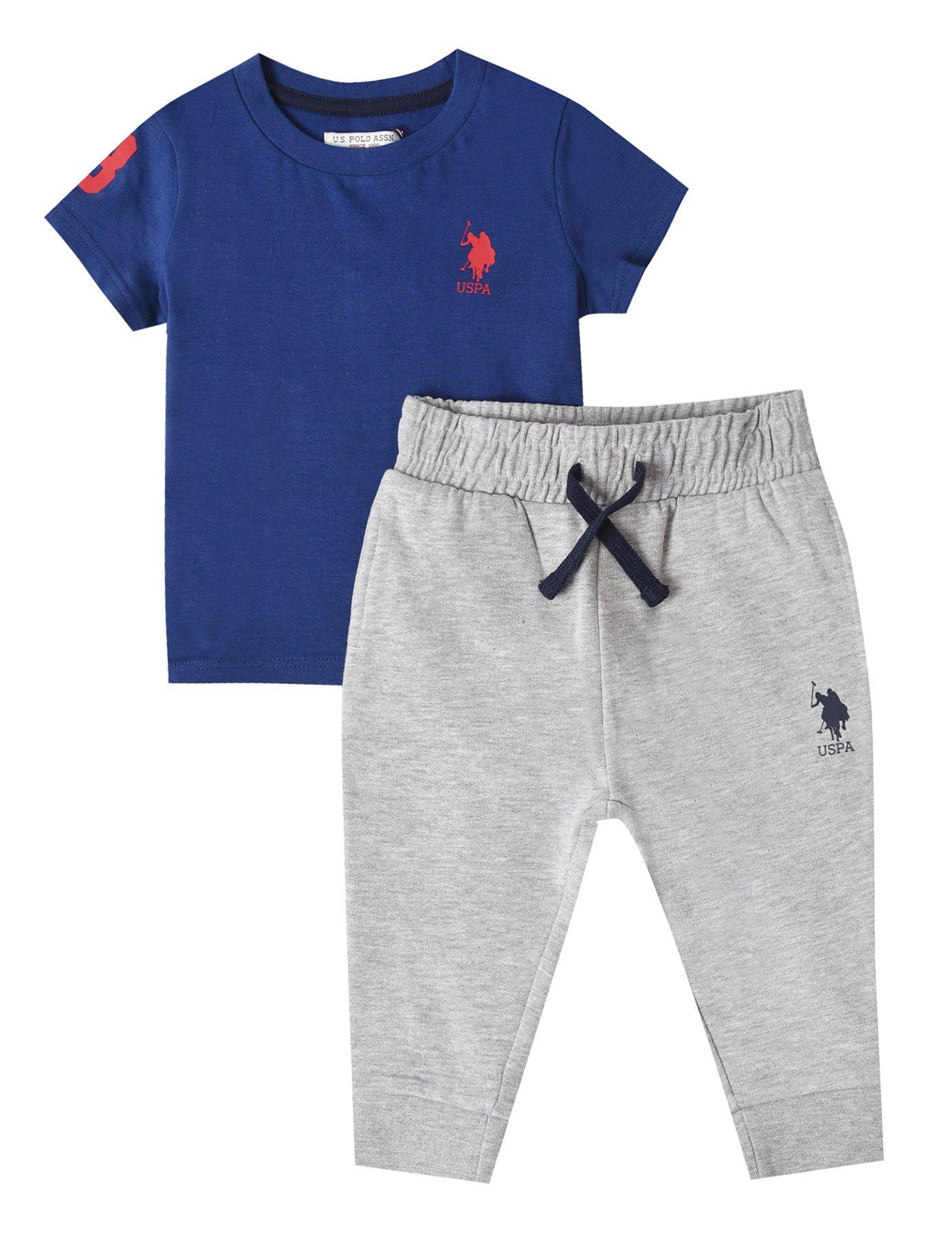 baby polo jogging suit