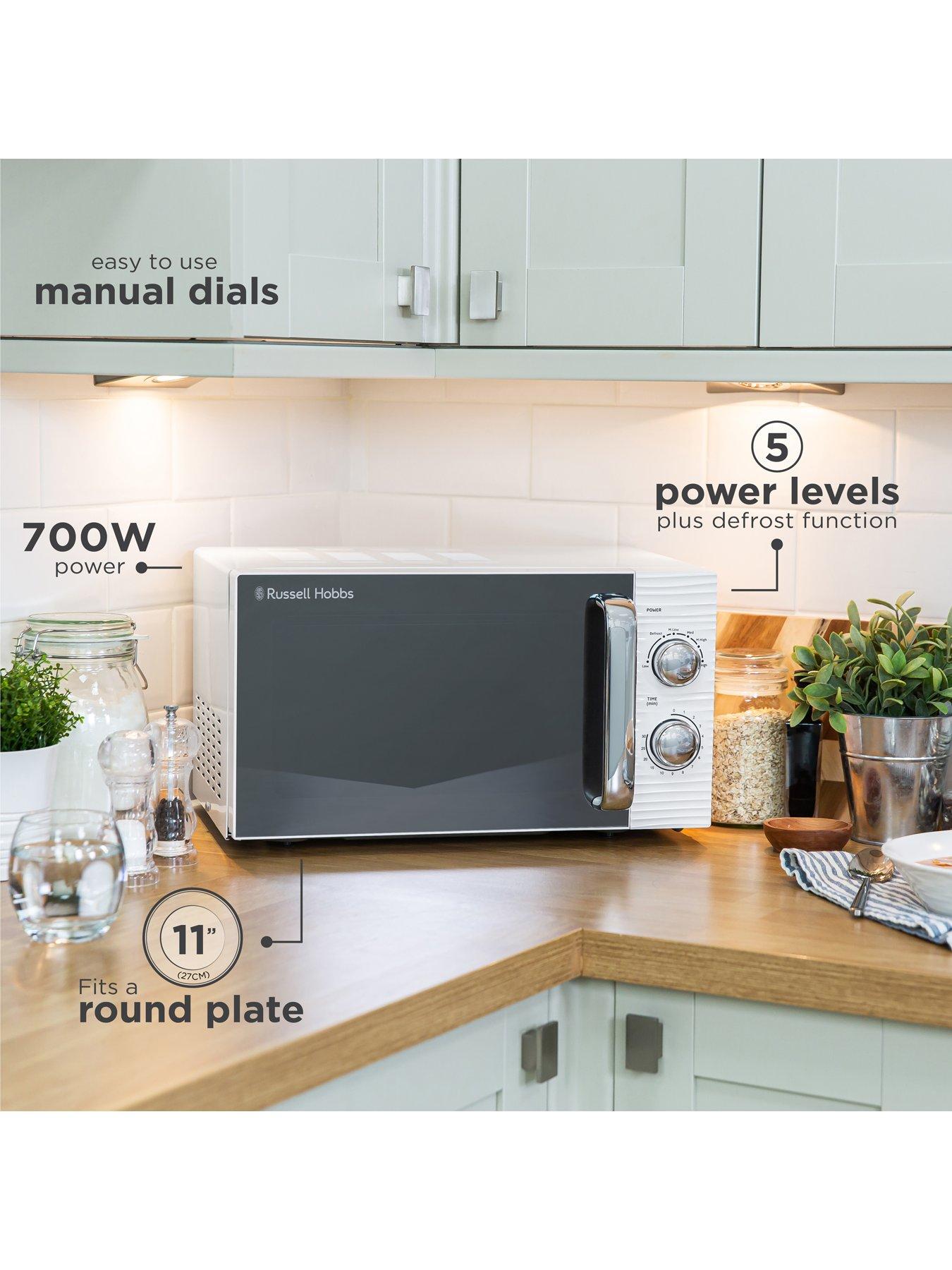 RHM1731 Inspire White Compact Manual Microwave