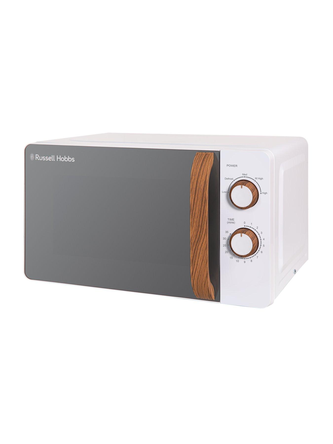 Image 2 of 8 of Russell Hobbs RHMM713 Scandi Compact White Manual Microwave