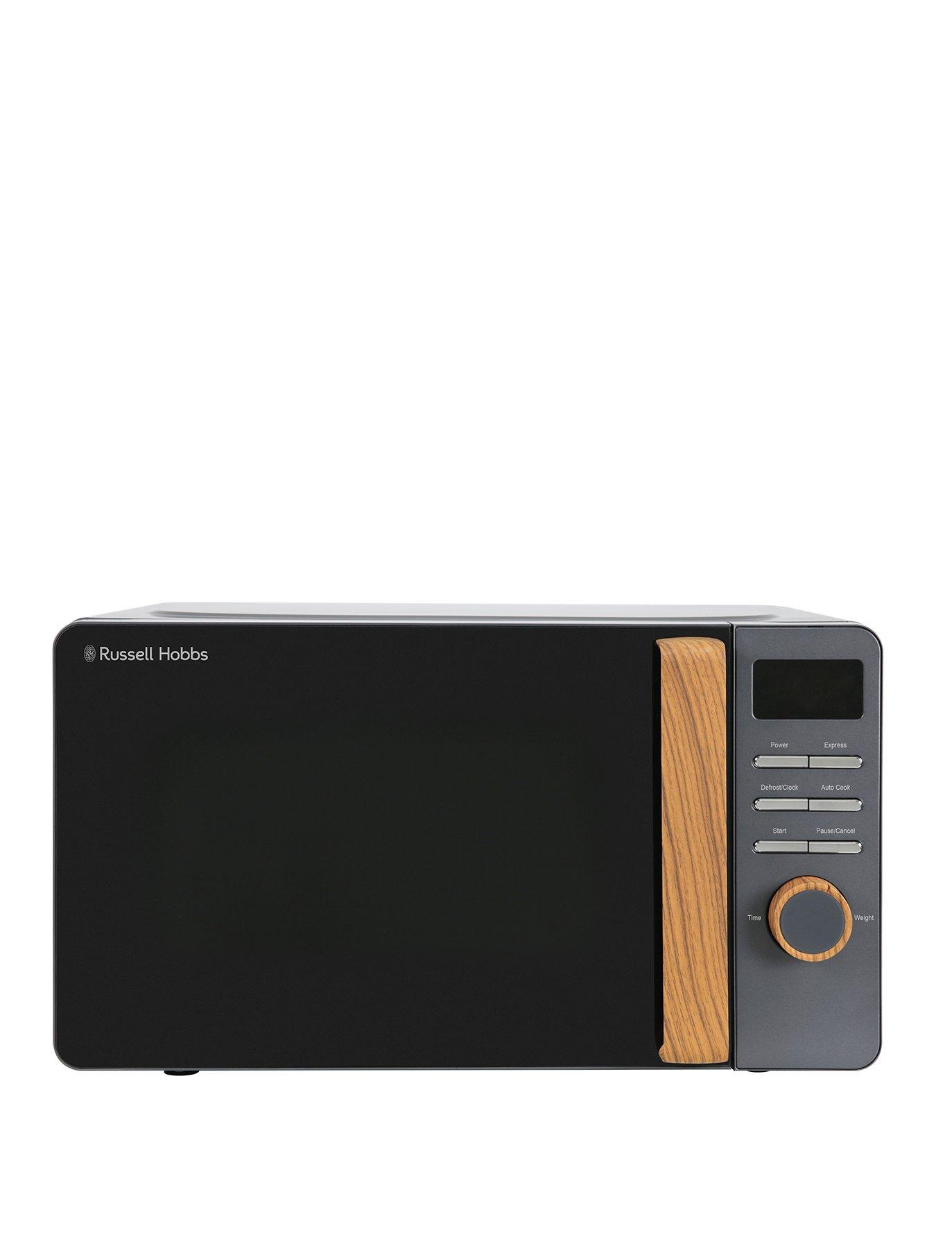 Product photograph of Russell Hobbs Rhmd714g Scandi Grey Digital Microwave from very.co.uk