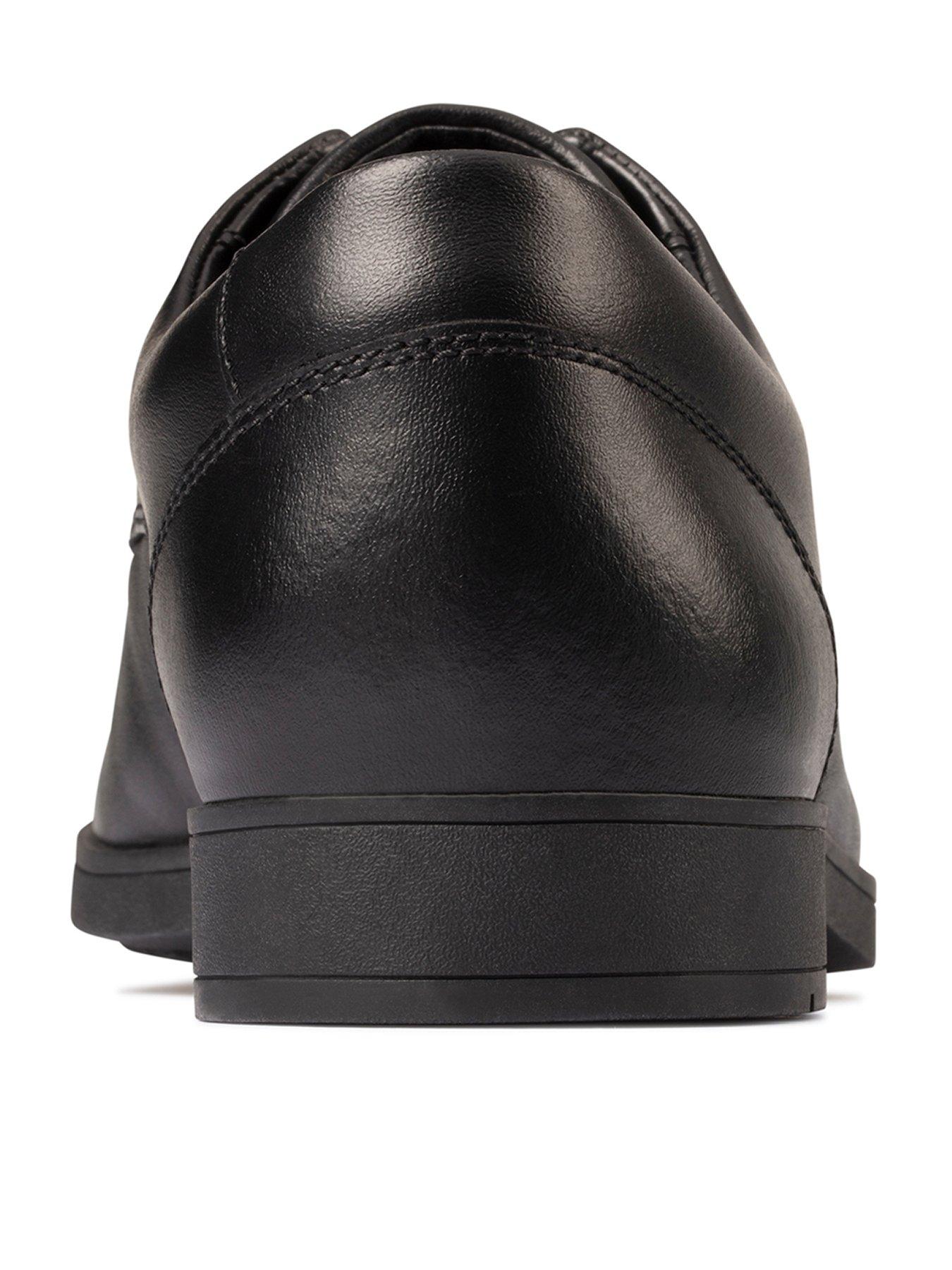 Image 2 of 7 of Clarks Youth Scala Step Lace Up School Shoe - Black