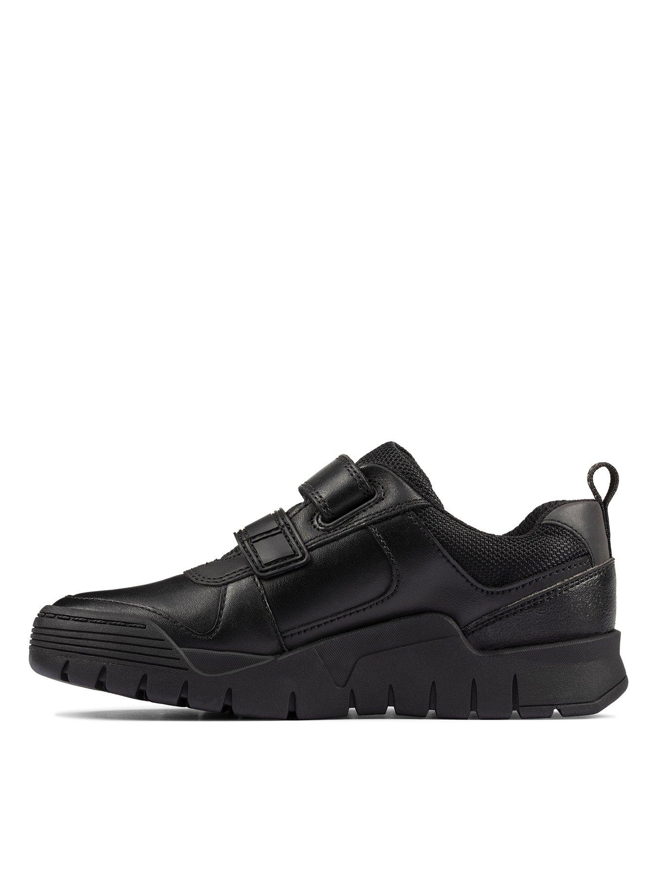 Image 3 of 7 of Clarks Kid&nbsp;Scooter Speed Strap School Shoe - Black