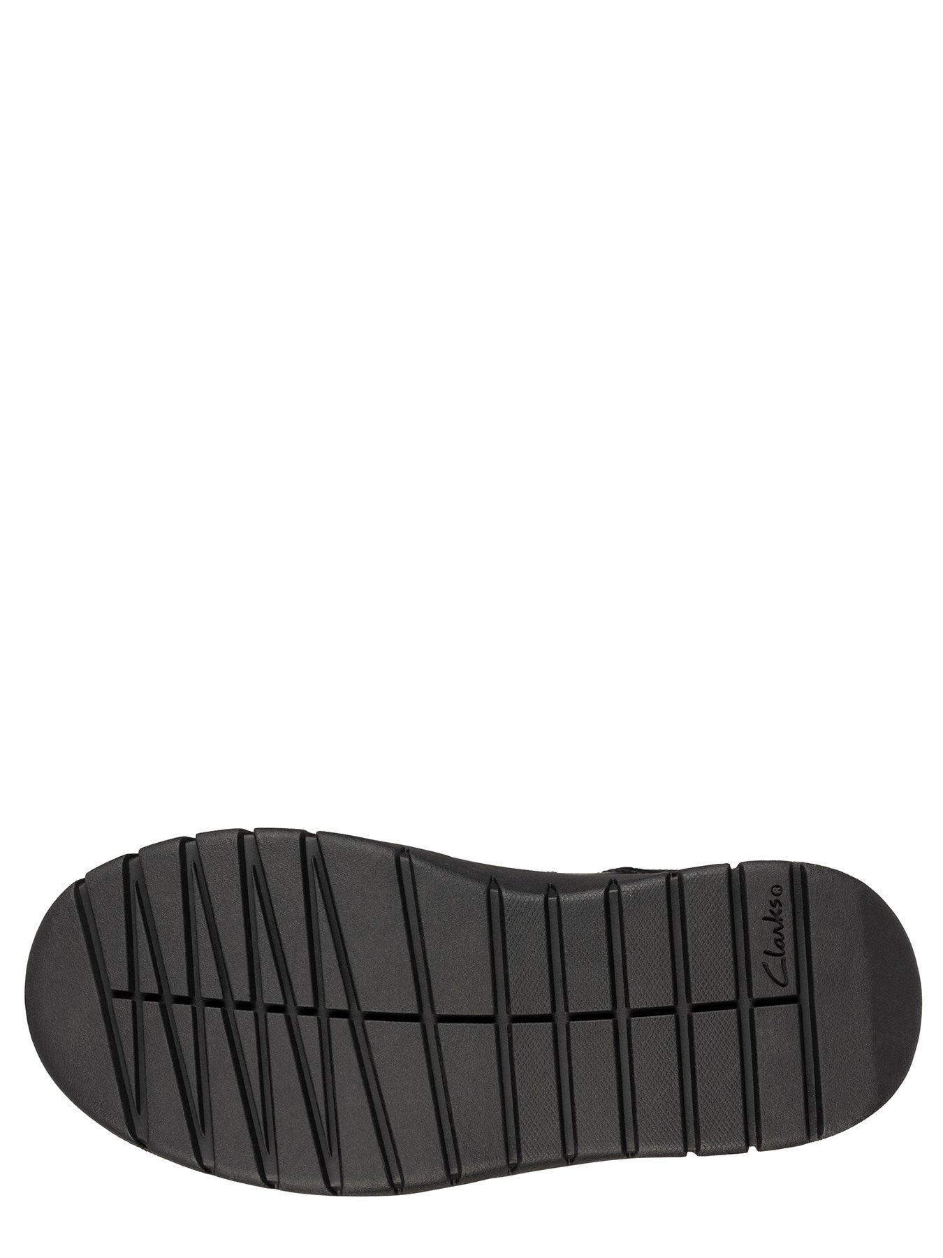 Image 5 of 7 of Clarks Kid&nbsp;Scooter Speed Strap School Shoe - Black