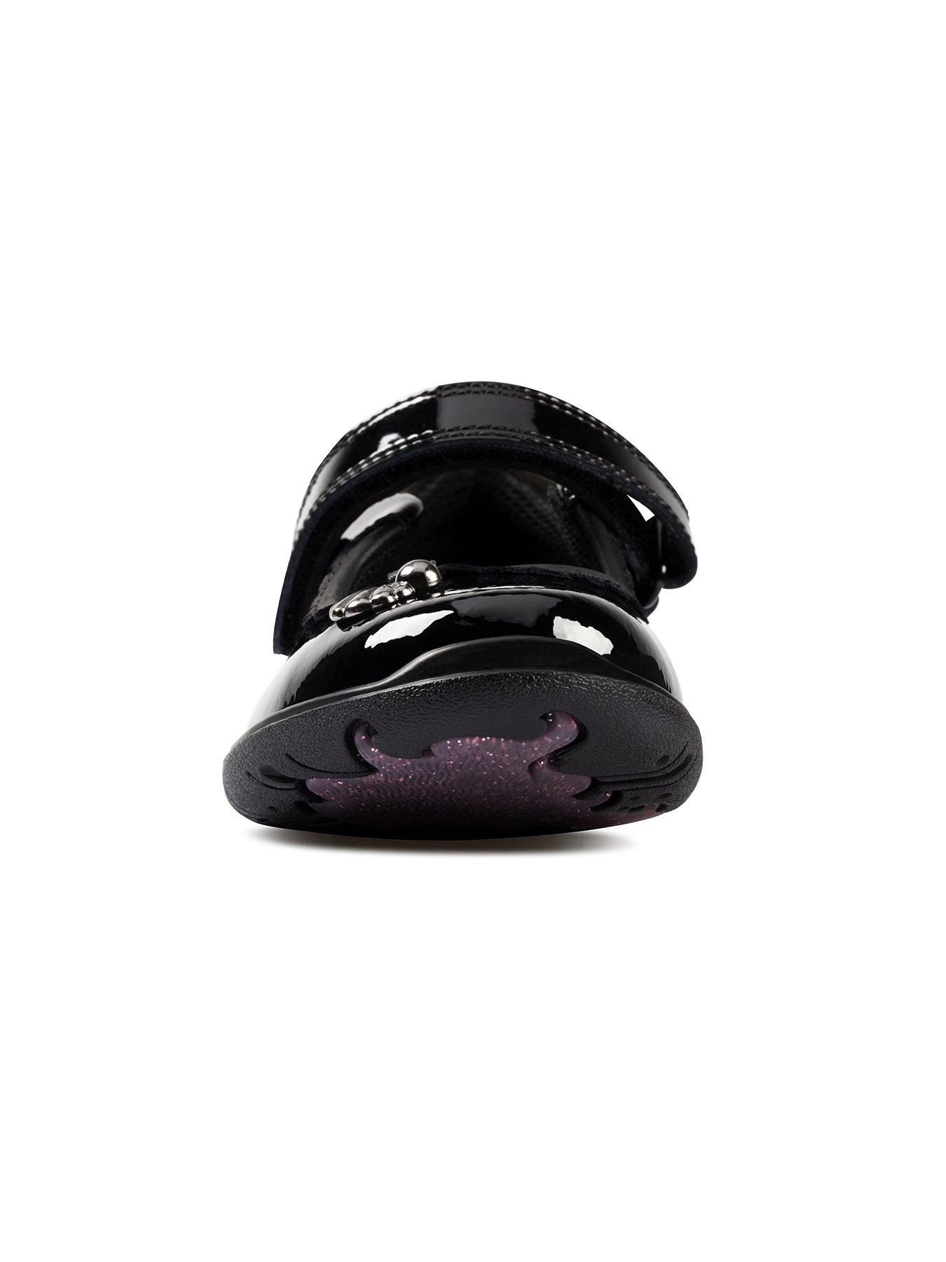  Toddler Sea Shimmer Mary Jane School Shoe - Black Patent