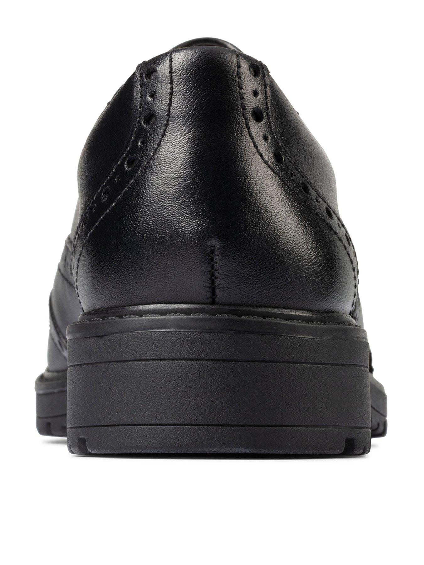 loxham brogue youth black leather