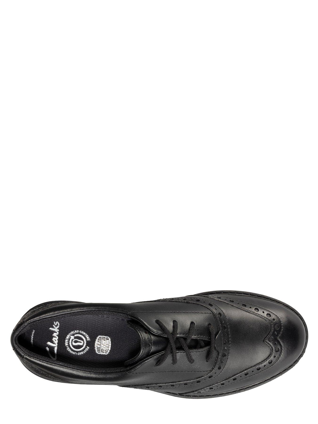 loxham brogue youth black leather