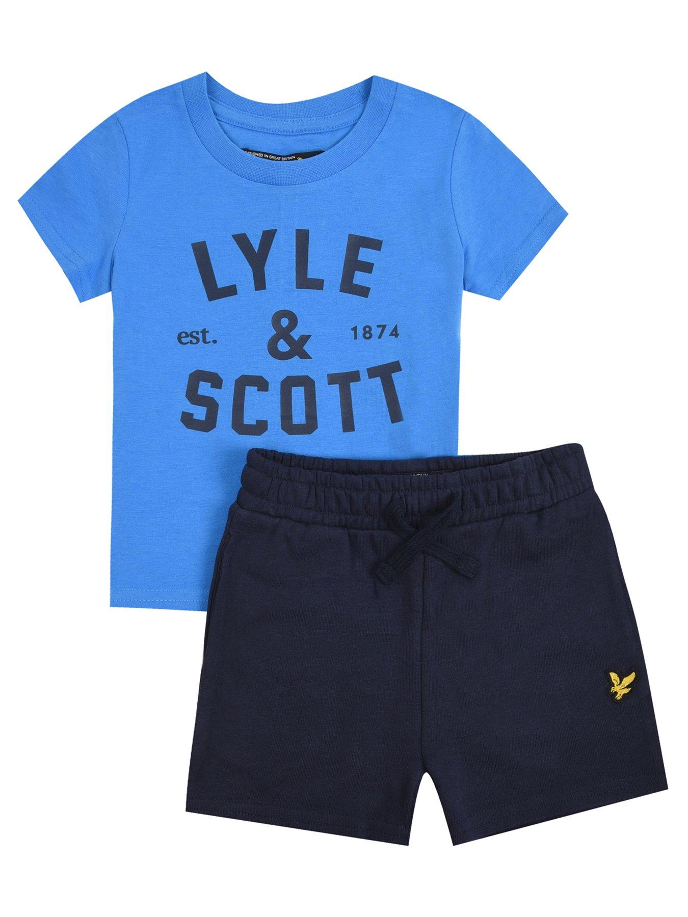 PUMA Little Girls 2 Piece Tee /& Mesh Shorts Set