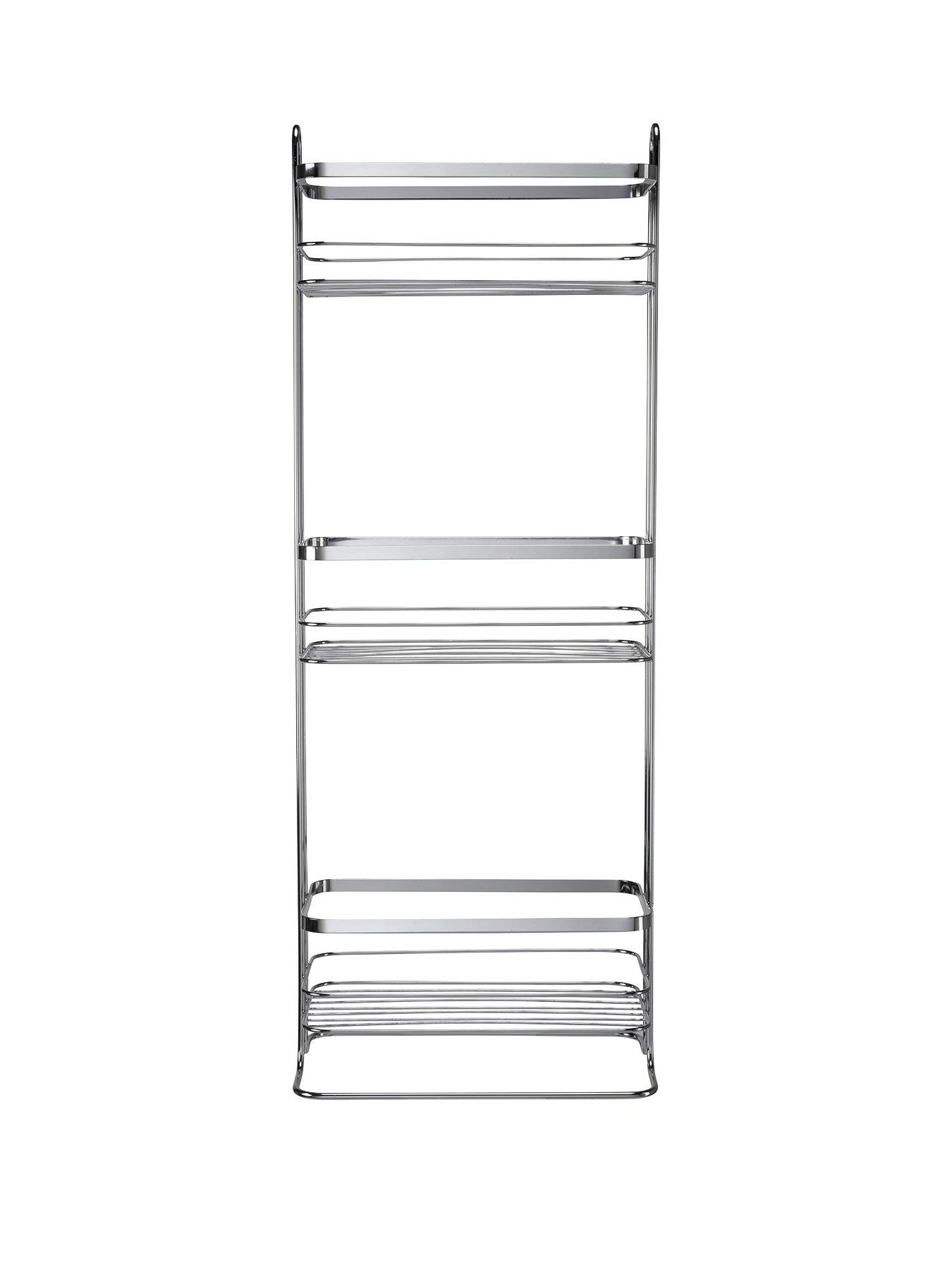 Product photograph of Croydex Free-standing Three-tier Storage Basket from very.co.uk