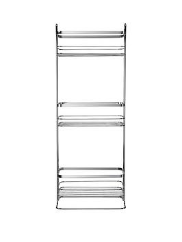 Product photograph of Croydex Free-standing Three-tier Storage Basket from very.co.uk