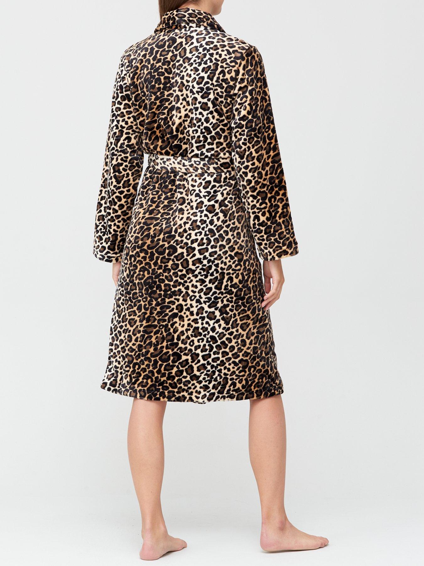 leopard print dressing gown next