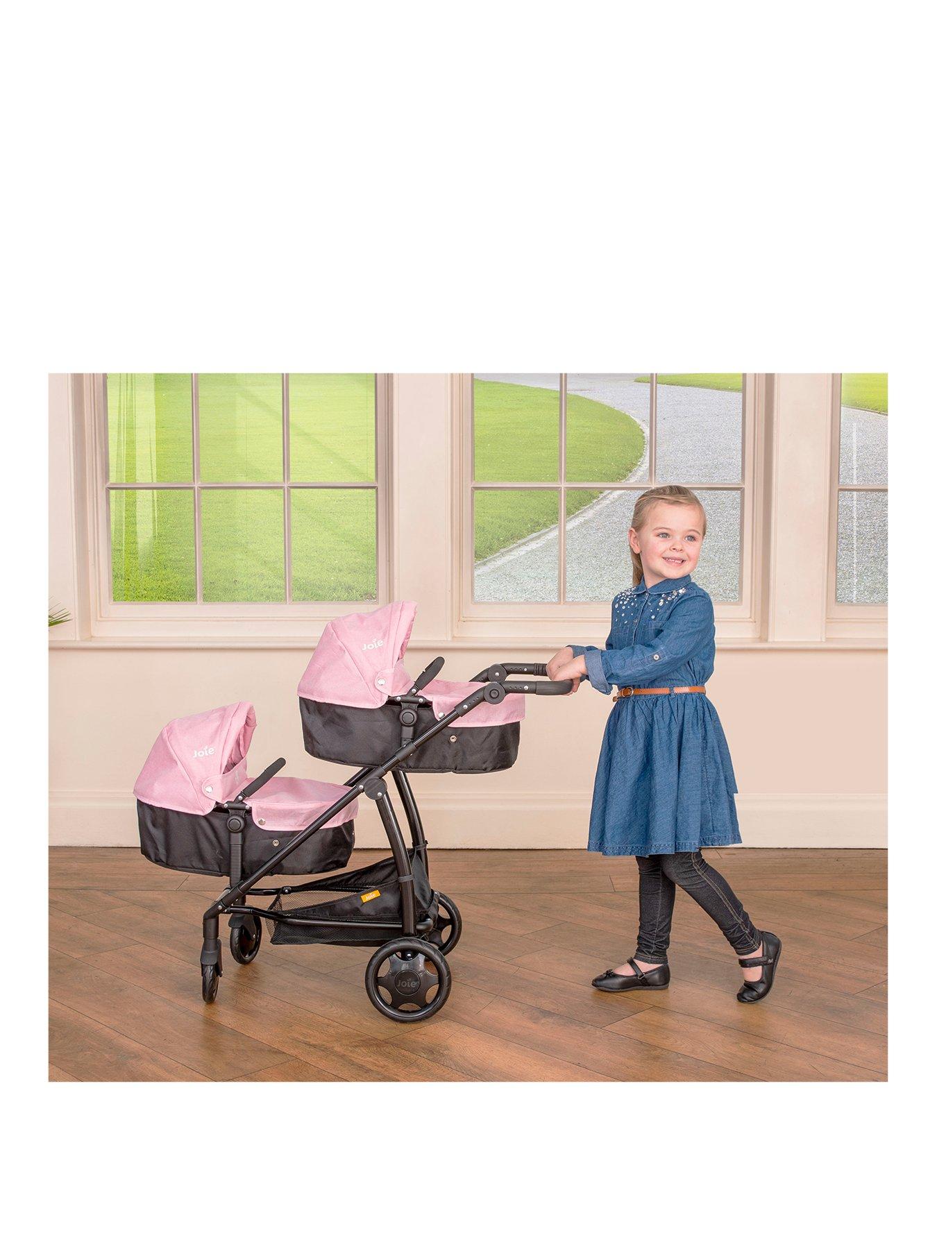 dolls twin pushchair