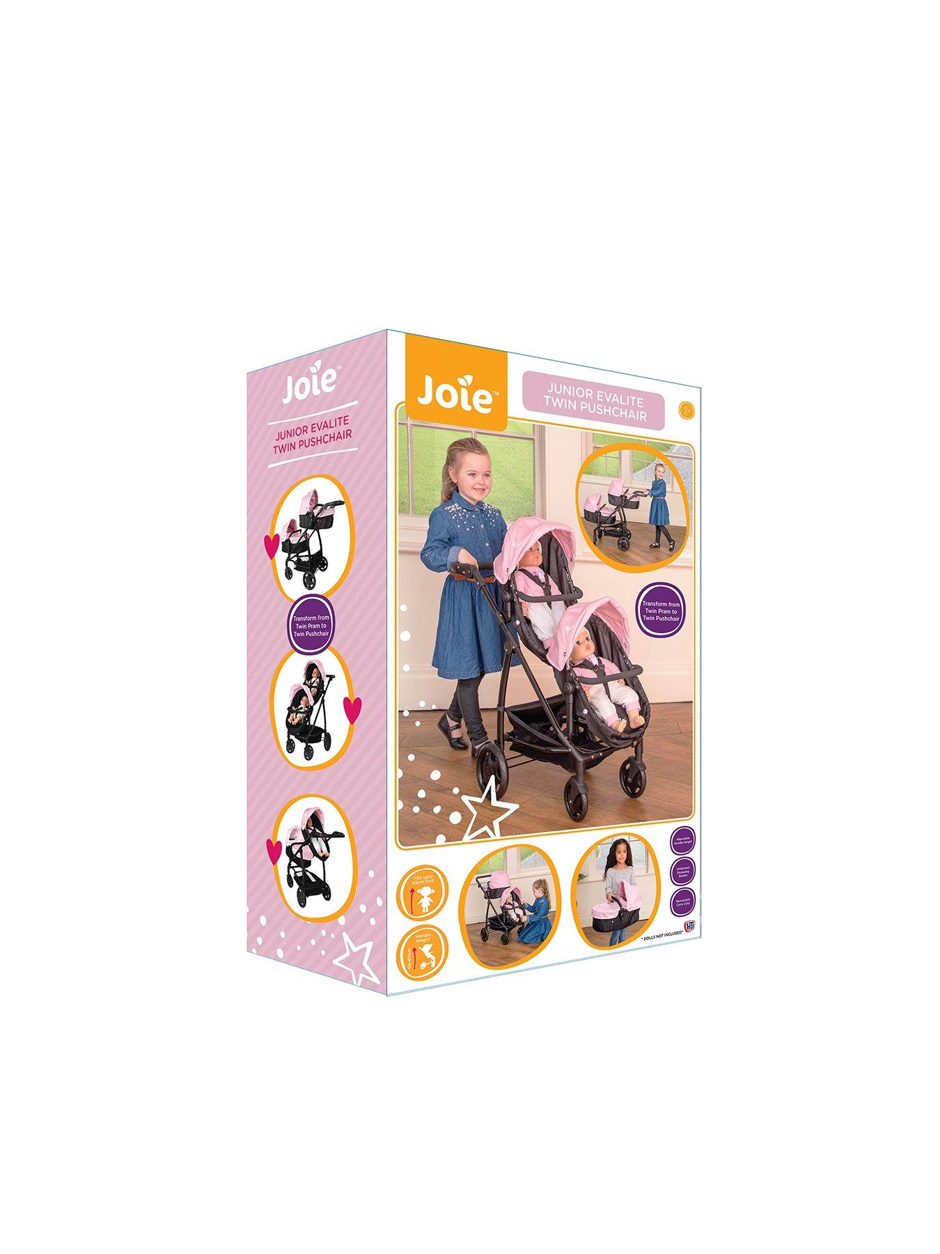joie twin dolls pram