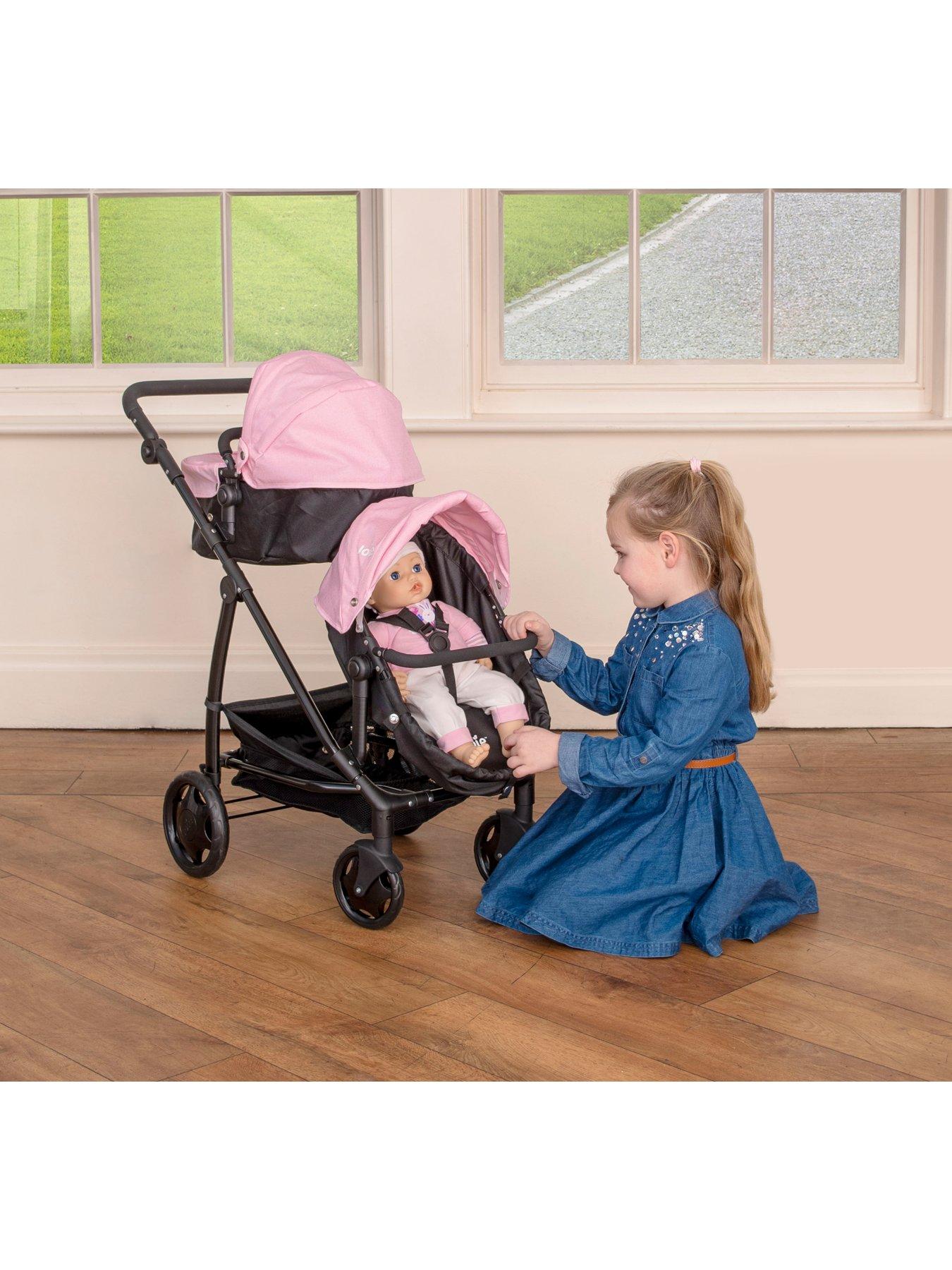 joie twin dolls pram