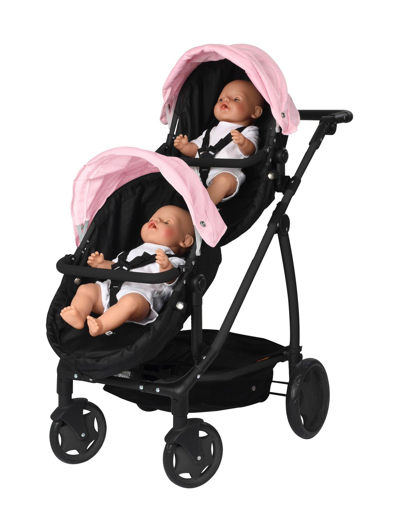 toy double pushchair