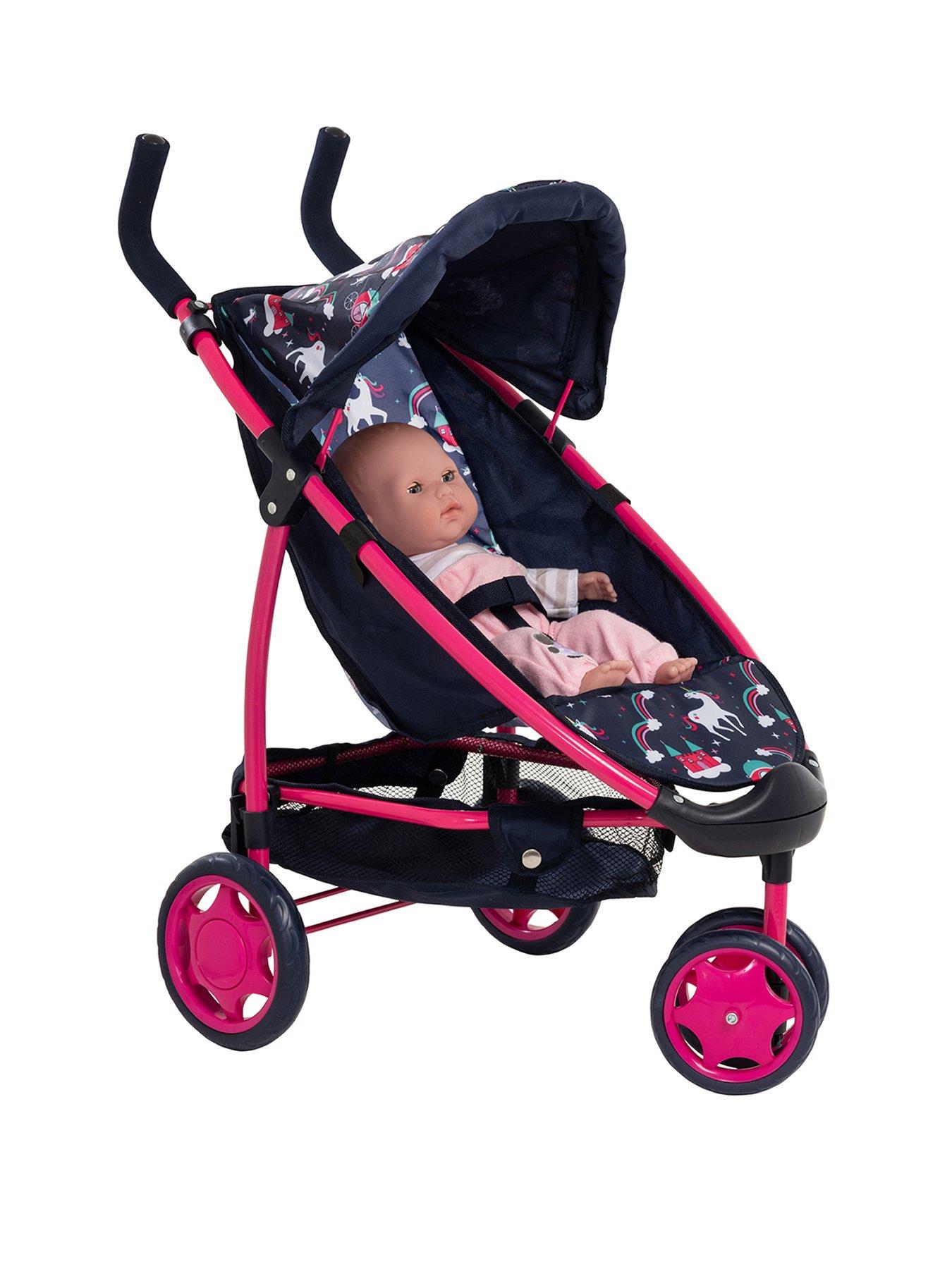 Unicorn 3 Wheel Stroller \u0026 Bag | very.co.uk