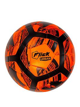 Football Flick Urban Size 5 Football - Orange and Black