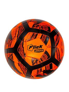 Football Flick Urban Size 4 Football - Orange and Black