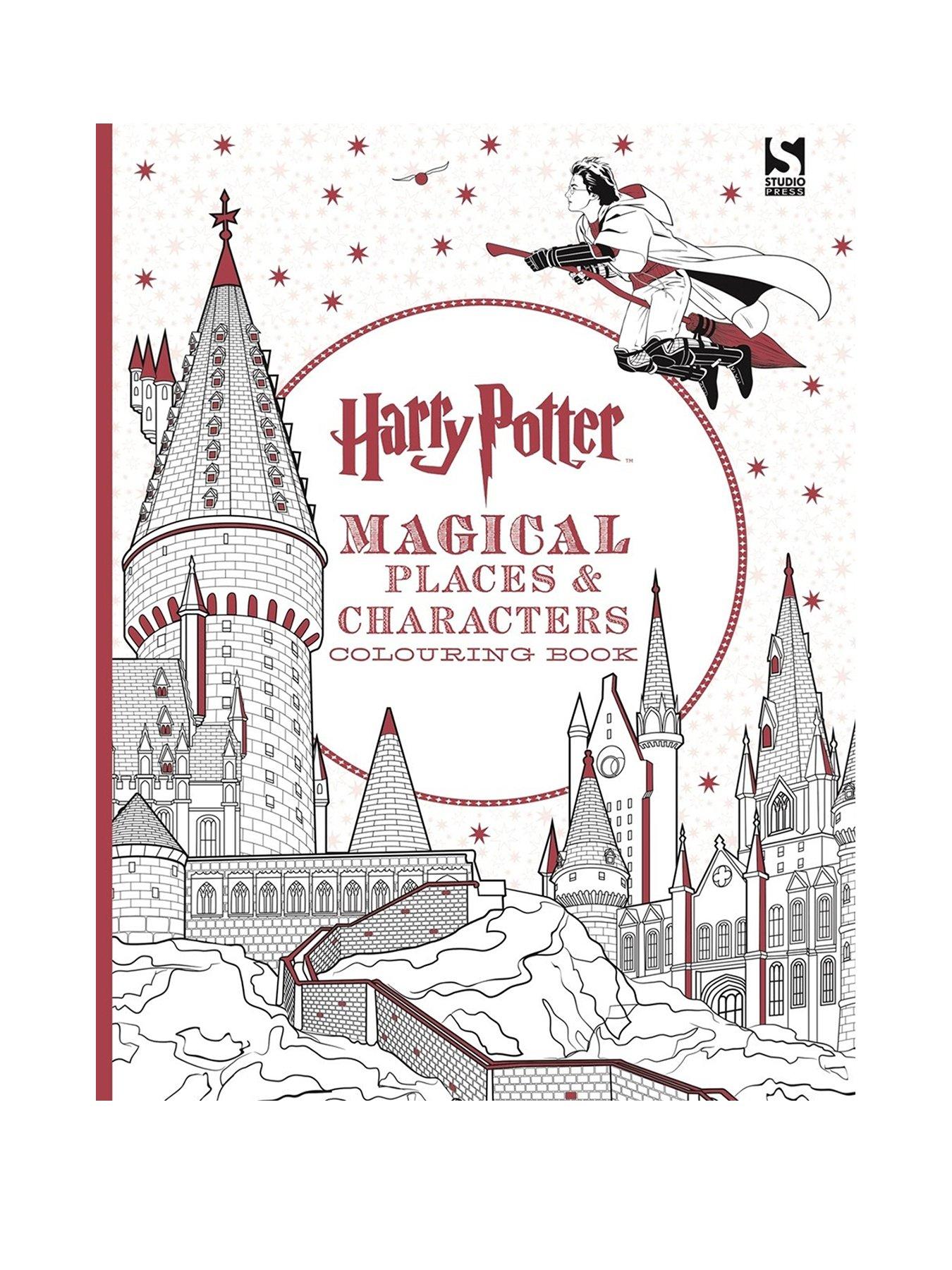 Harry Potter Magical Places and Characters Colouring Book | Very