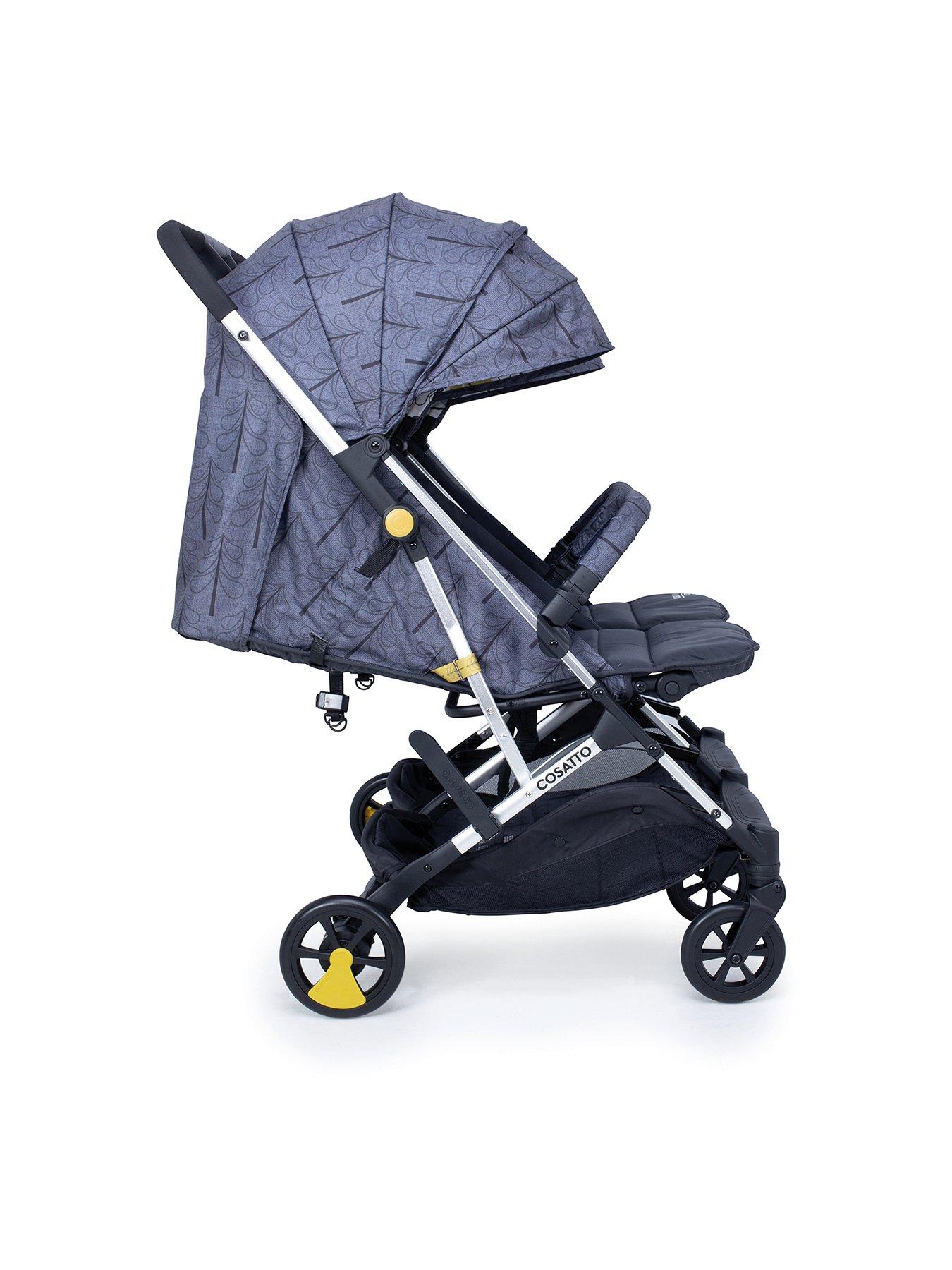 Cosatto double 2024 stroller folded