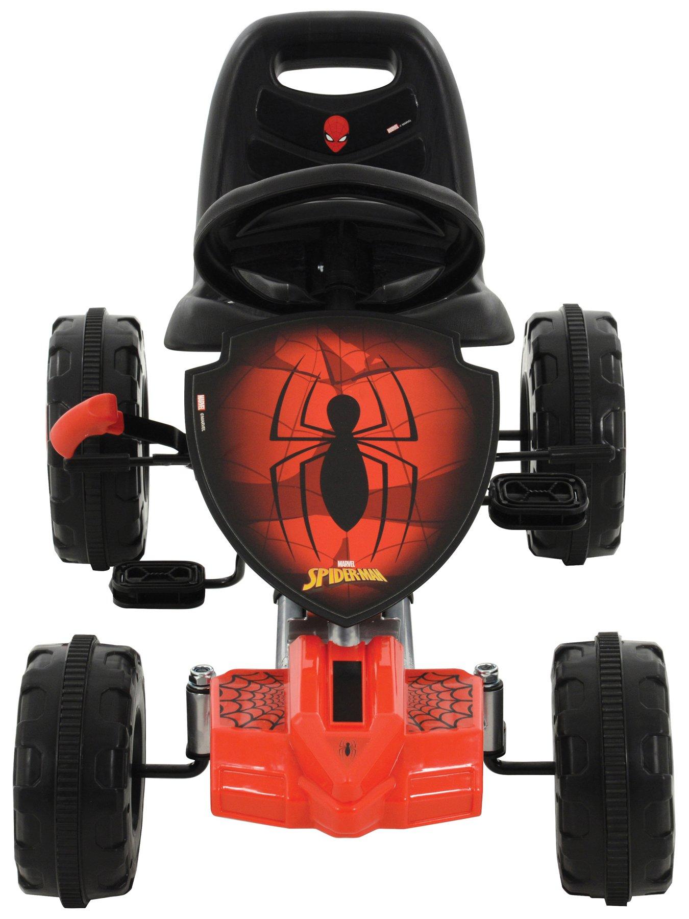 Image 3 of 6 of Spiderman Go Kart Pedal Ride-On Toy