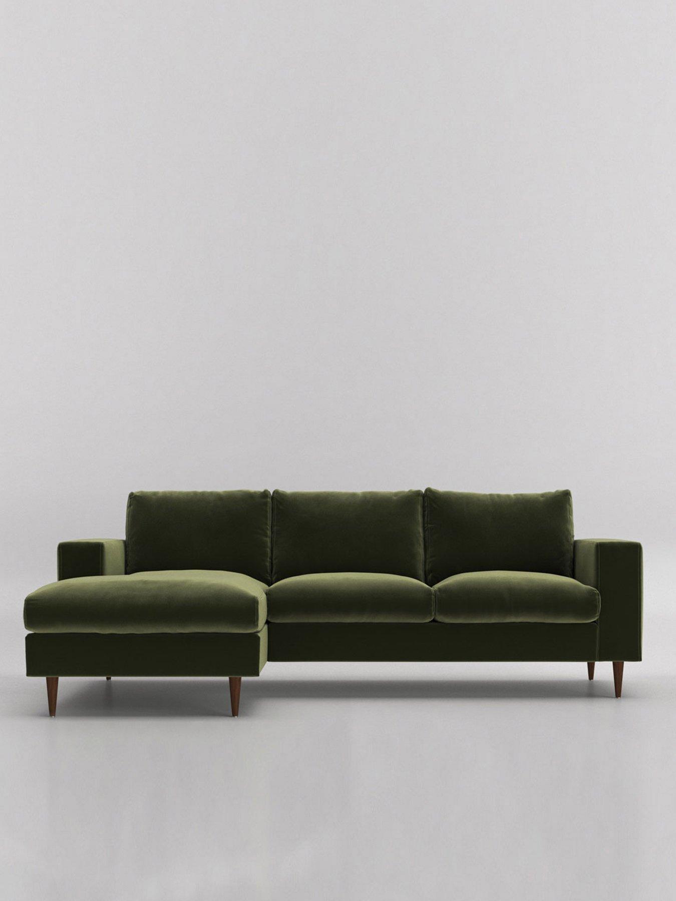 Product photograph of Swoon Evesham Fabric Left Hand Corner Sofa from very.co.uk
