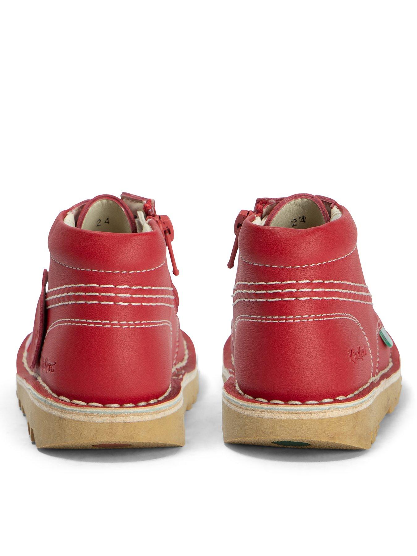 Kickers hot sale red shoes