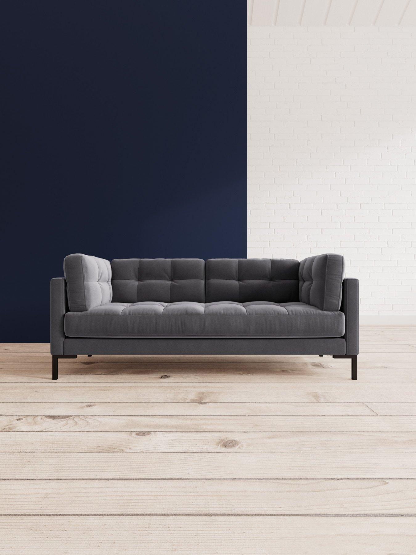 Product photograph of Swoon Landau Fabric 2 Seater Sofa from very.co.uk