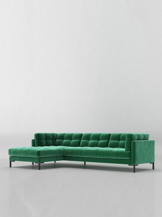 stillFront image of swoon-landau-fabric-left-hand-corner-sofa