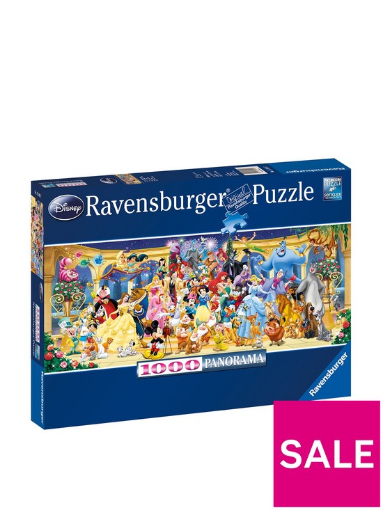 front image of ravensburger-disney-panoramic-1000pc-puzzle