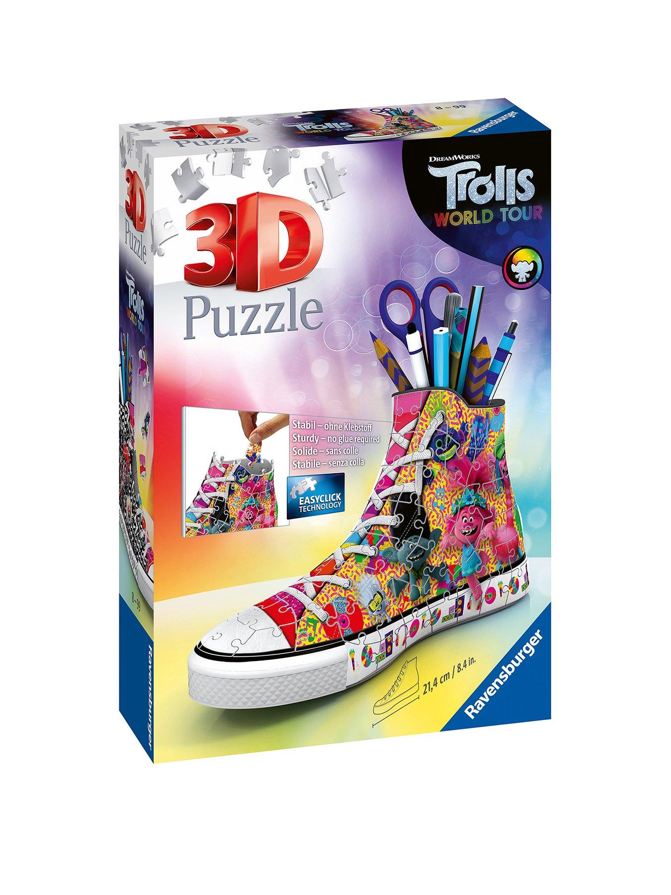 Ravensburger Trolls 2 World Tour Sneaker 3d Puzzle 108pc Very Co Uk