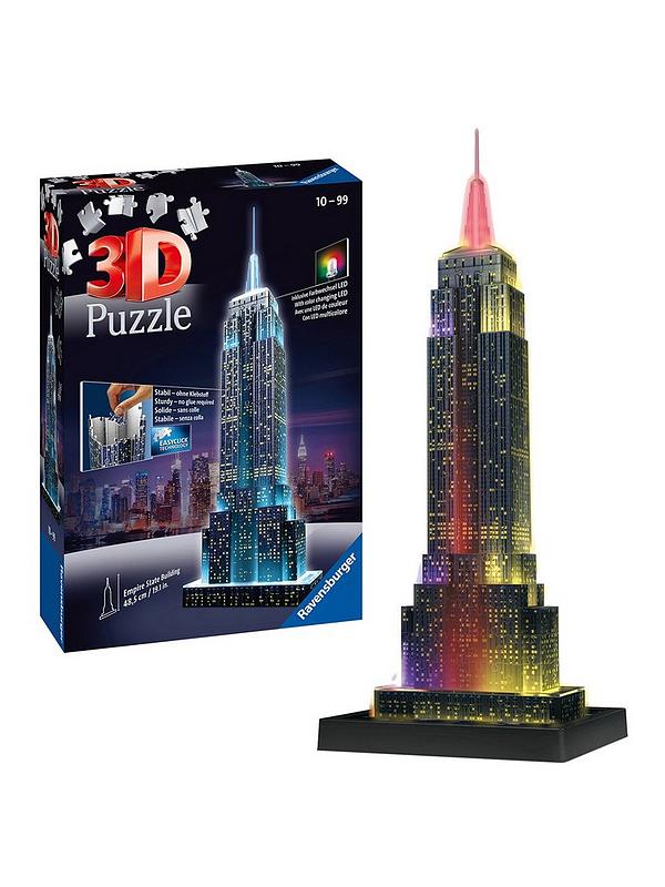 Image 1 of 2 of Ravensburger Empire State Building Night Edition 3D Puzzle
