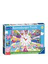 Image thumbnail 2 of 7 of Ravensburger Peppa Pig Jigsaw&nbsp;Twin Pack -&nbsp;4 in a Box &amp; Clock Puzzle