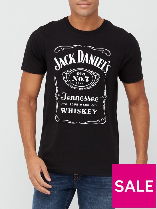 front image of jack-daniels-t-shirt-black