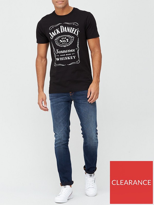 L Mode Shirts Print-Shirts jack daniel’s Jack Daniels T-Shirt in Schwarz 