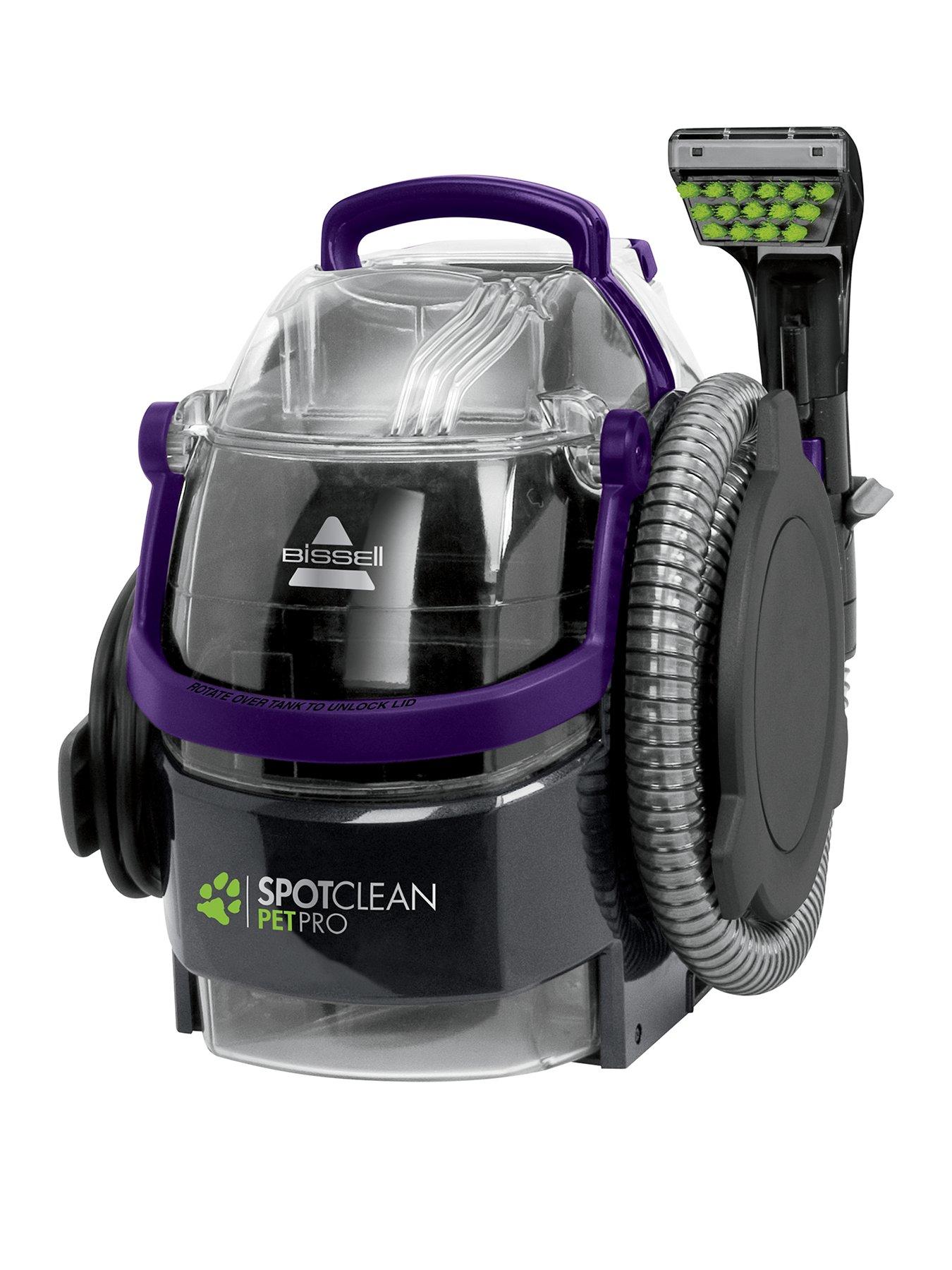Product photograph of Bissell Spotclean Pet Pro Portable Carpet Cleaner from very.co.uk