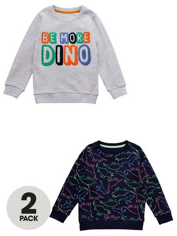 wudici Watercolor Dog Boys Girls Pullover Sweaters Crewneck Sweatshirts Clothes for 2-6 Years Old Children
