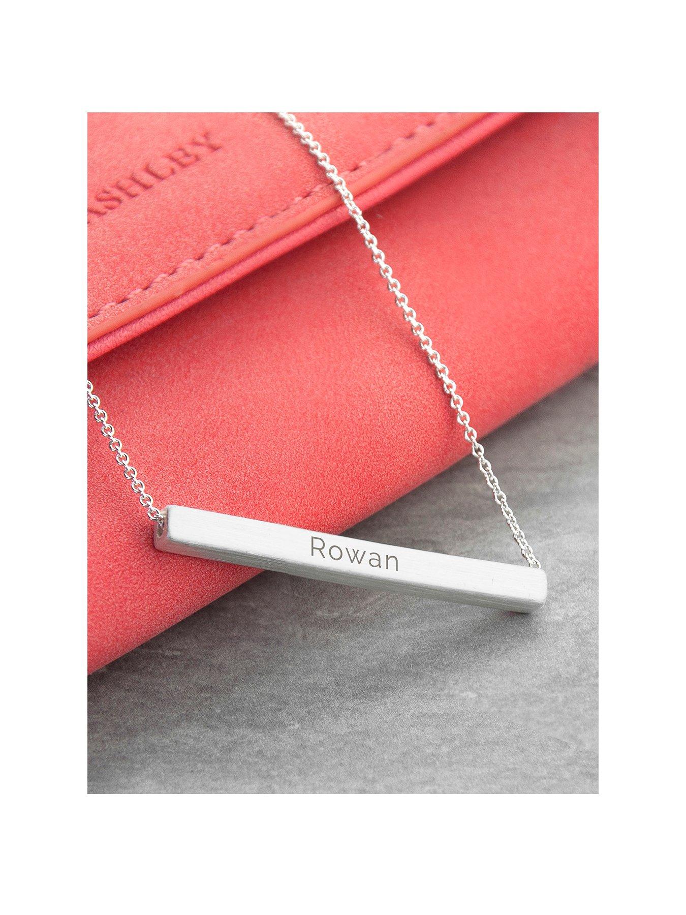 undefined Personalised Horizontal Bar Necklace