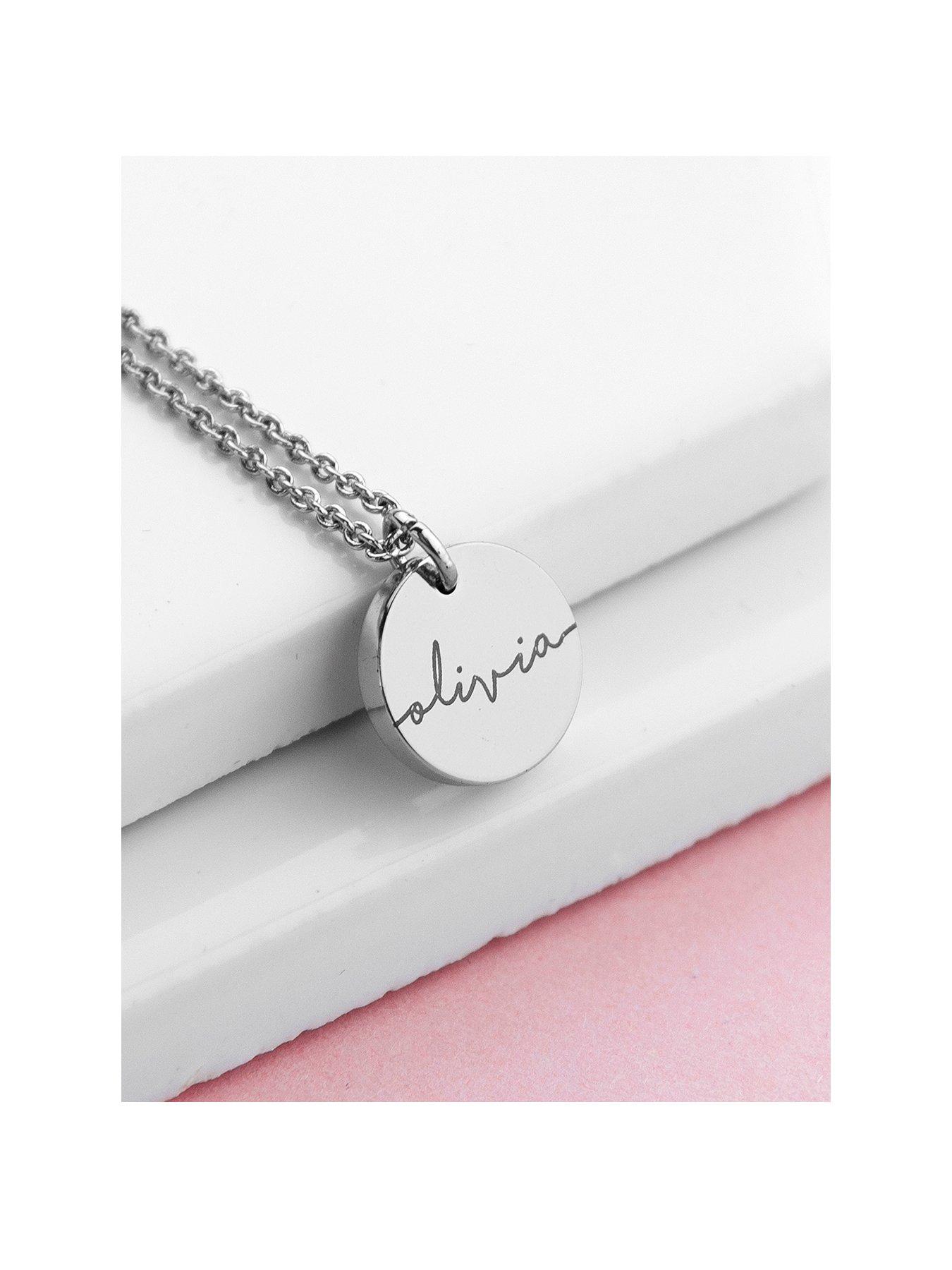 Treat Republic Personalised Disc Necklace