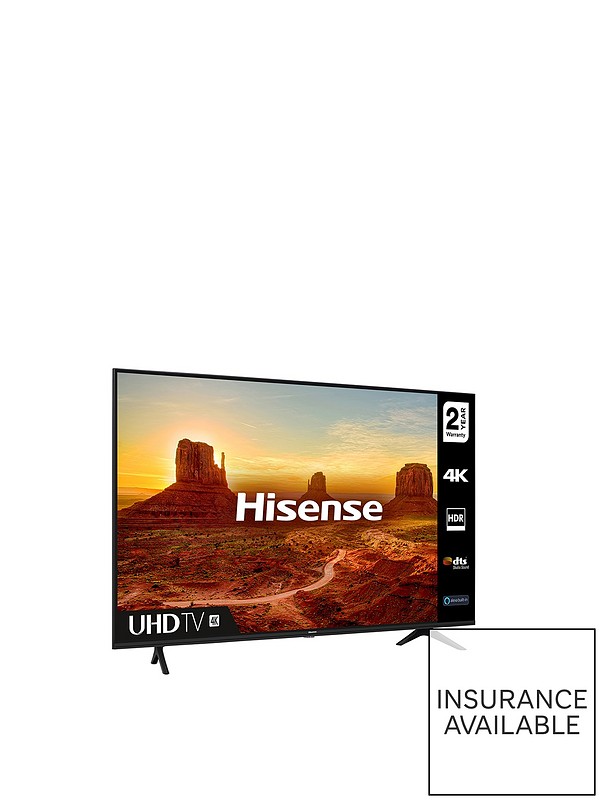 Hisense New Hisense 55A7100FTUK 55-inch 4K UHD HDR Smart TV with Freeview play Black 