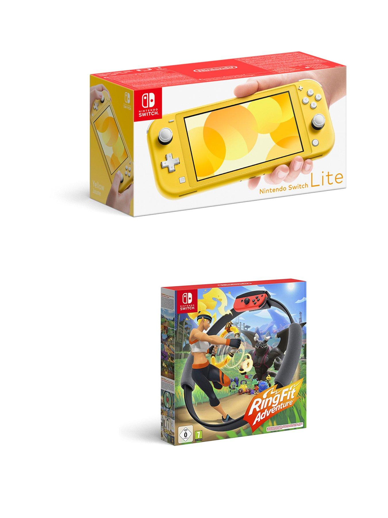 ring fit adventure with switch lite