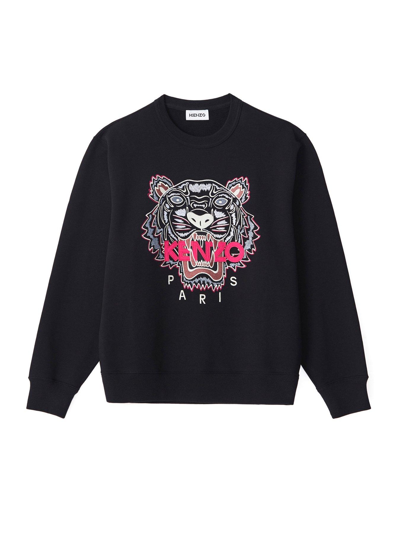 kenzo all black sweatshirt