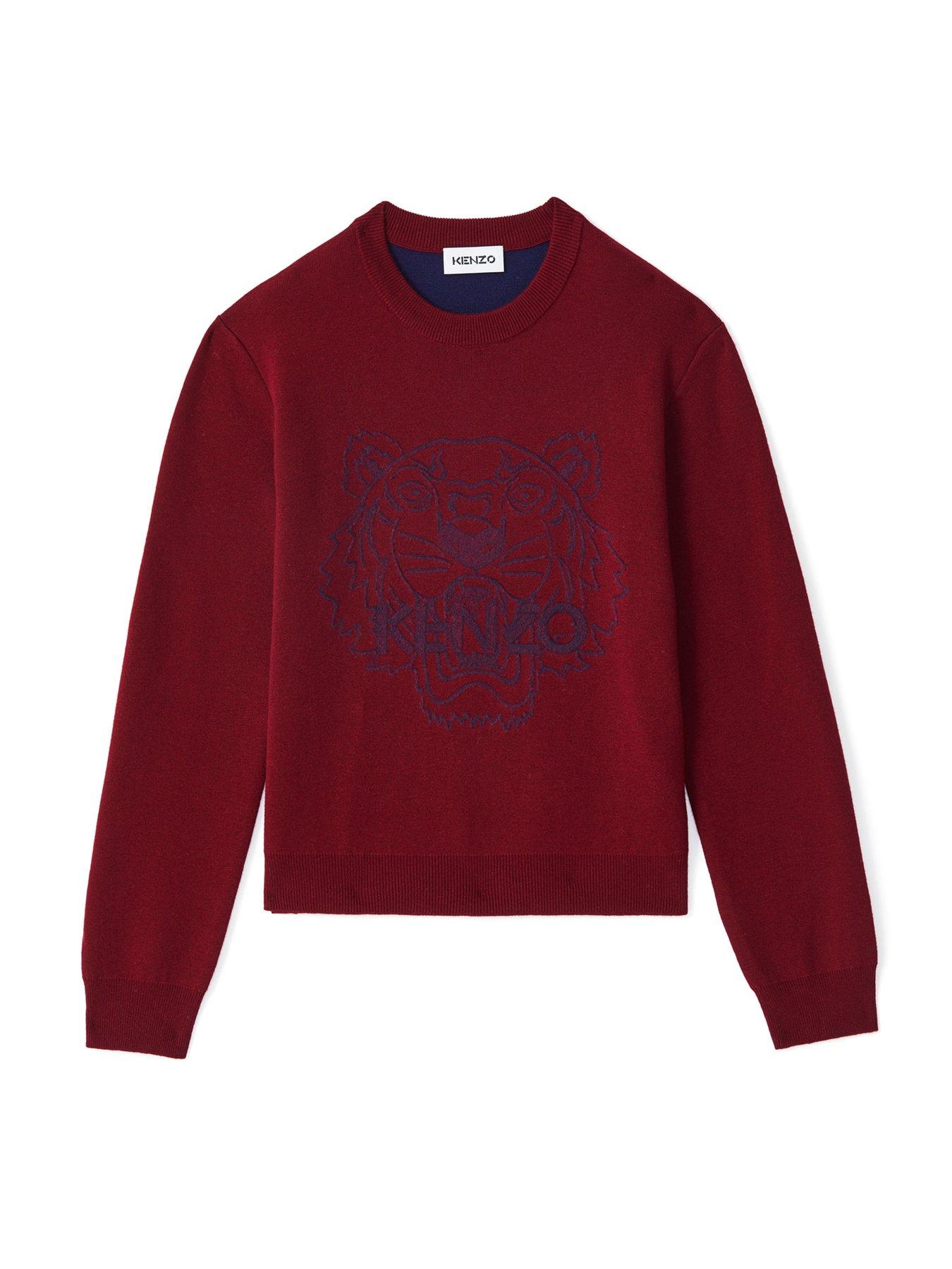 kenzo tiger head jumper