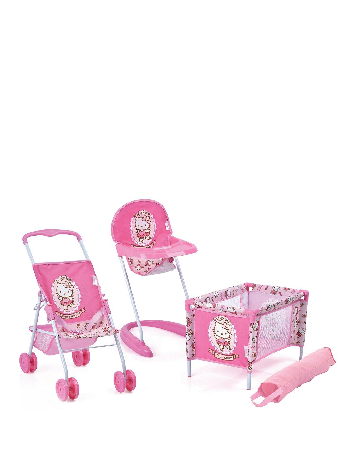 Capa de chuva Cor rosa Em detalhe hello kitty stroller - tatosbotao.com