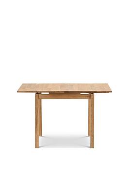 Product photograph of Julian Bowen Coxmoor 120 Cm Extending Dining Table from very.co.uk