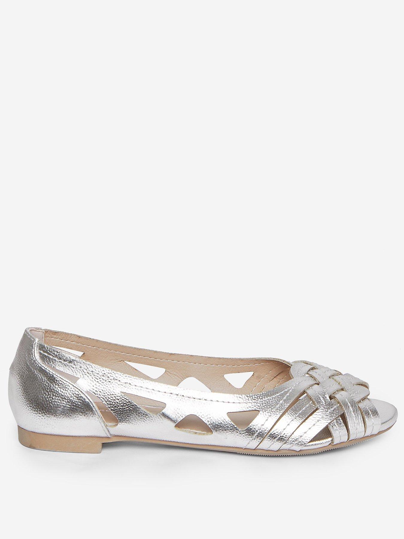 dorothy perkins silver shoes