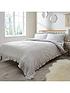  image of everyday-collection-ruffle-edge-duvet-cover-set-silver