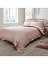  image of everyday-collection-ruffle-edge-duvet-cover-set--nbsp-pink