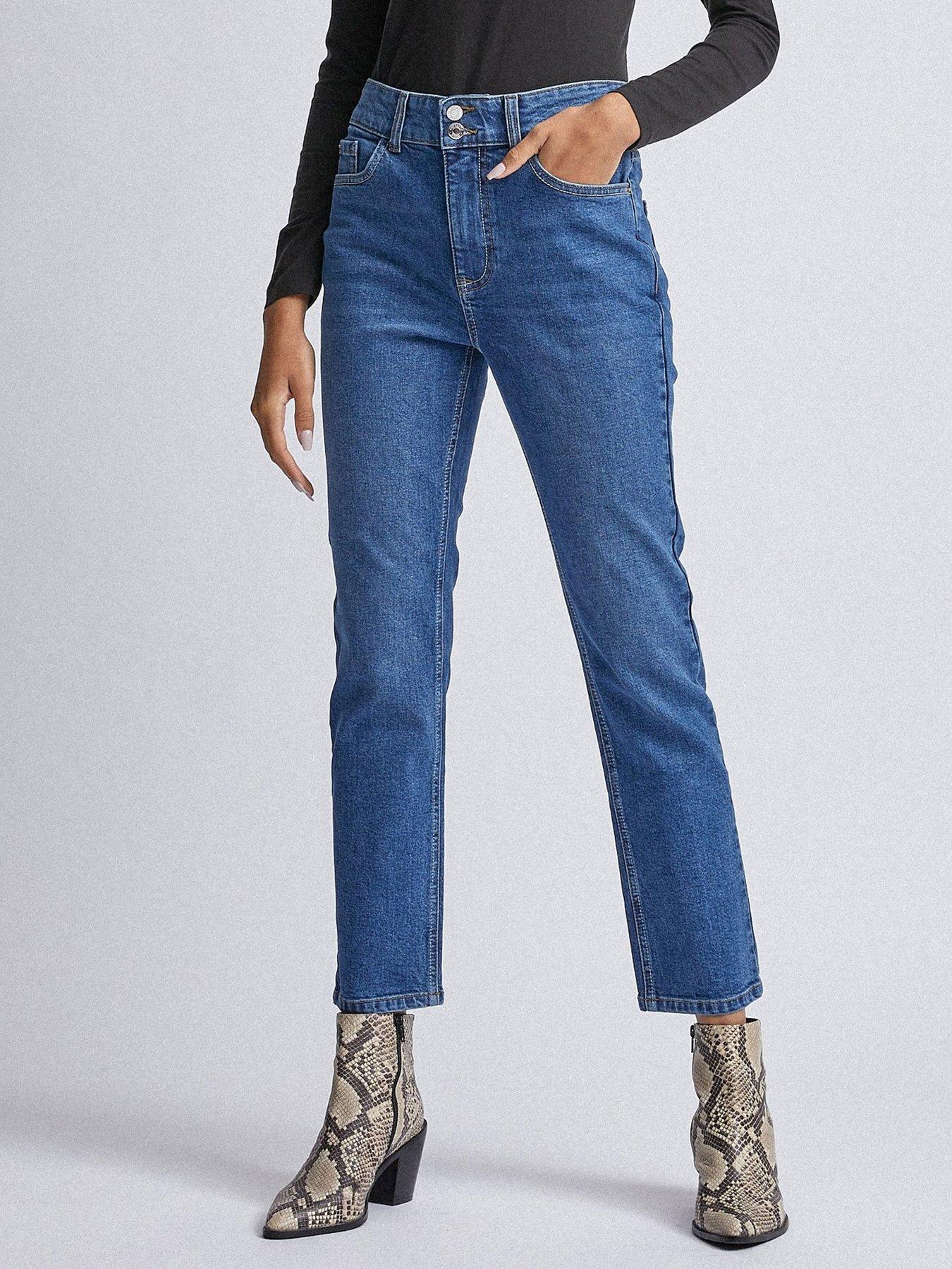 dorothy perkins straight leg jeans