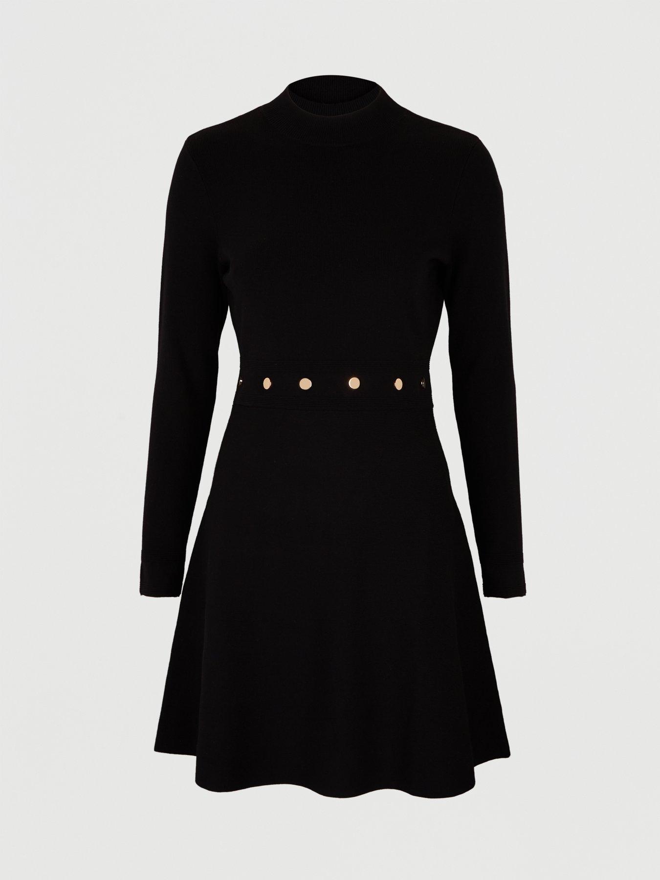 michelle keegan high neck skater dress